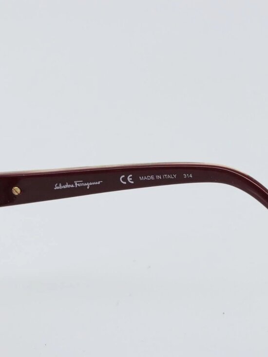 Salvatore Ferragamo Sunglasses plastic Red Auth bs32845 main image 5